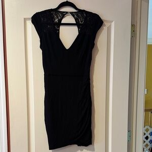 Guess Elegant Black Backless Dress